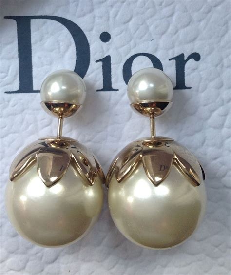 dior pearl earrings dupe|dior tribal earrings real pearl.